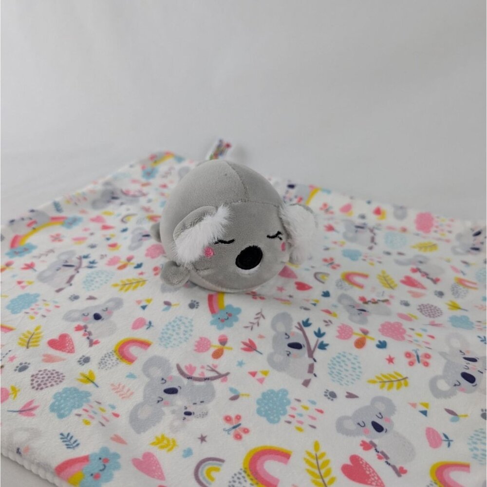 Smoochy Pals Koala Lovey 13" Baby Security Blanket Squishy Plush - Picture 3 of 6